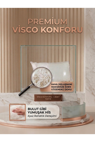 50x70 Visco Dolgu Ve Sünger Karışık Yastık İçi Minderi - Yatak ve Yatma Yastığı