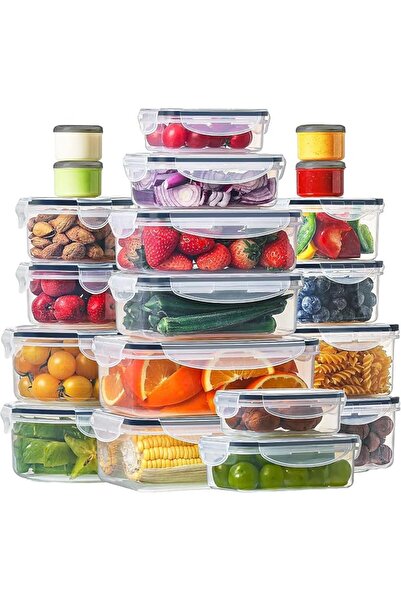 Winsoyya 12Pcs Food Storage Containers Set, Food Storage Containers with Airt...