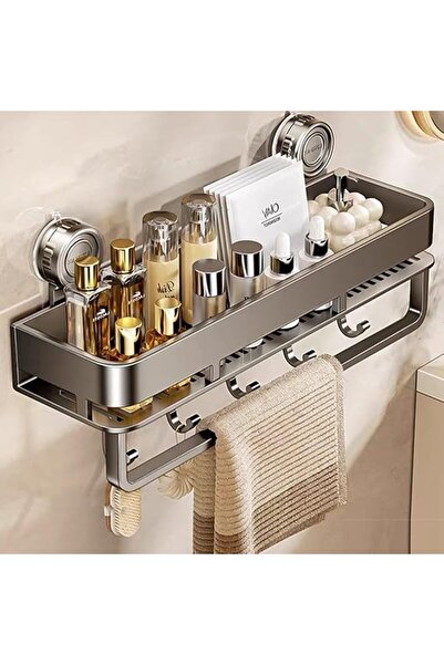 Yelajoy Suction Cup Shower Caddy,No Drilling Adhesive Bathroom Shelves, Organ...