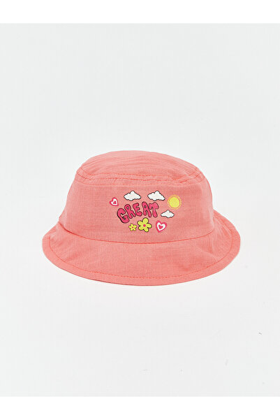 LC Waikiki Trendlucky Baby Girl Bucket Hat with Printed Difference