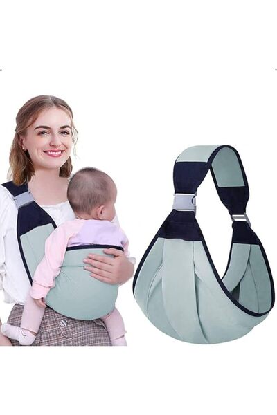 JOYZZZ Baby Sling Carrier, Adjustable Baby Holder Wrap, Lightweight Breathabl...