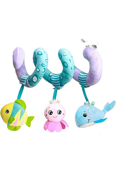 GENERAL Baby Car Seat Toys, Spiral Hanging Activity Pram Toy (Ocean)