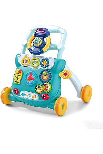 GENERAL First Steps Baby Walker Push Along Walker Baby Toy with Shapes, Sound...
