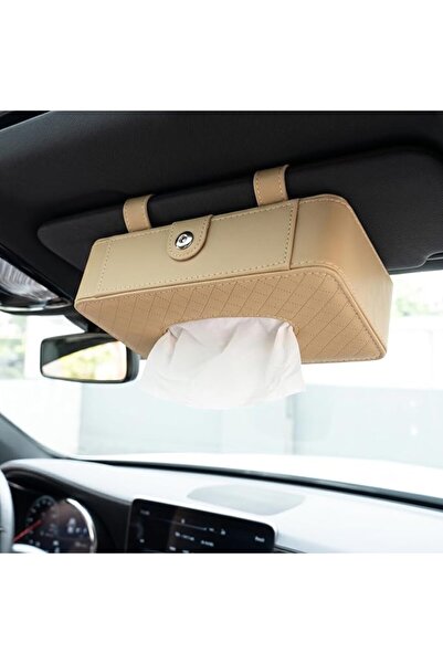 Lawazim Car Tissue Box - Storage Box Armrest Seat Napkin Organizer Interior A...