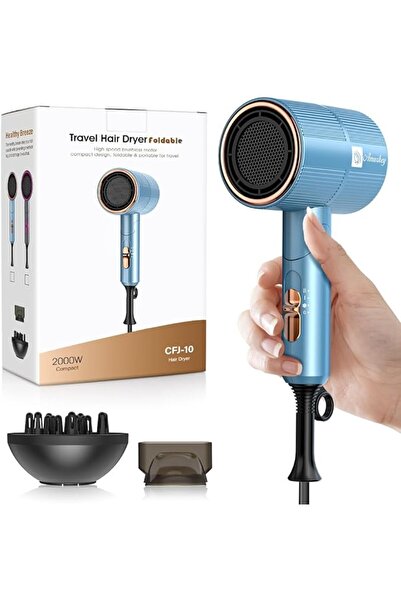 Amurhey Ionic Hair Dryer 3 Heat 2 Speed Cool Shot Lightweight Portable for Ho...