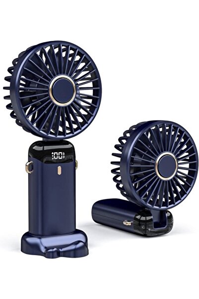 Morvena Picks Mini ventilator portabil 5 viteze 3000 mAh baterie USB pliabil ...