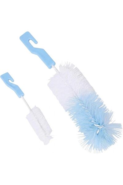 ToolHouse Baby Bottle Brush Set - Multi-Function Nipple and Straw Cleaning Br...