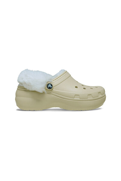Crocs ΚΛΑΣΙΚΟ ΣΑΜΠΟΛΙΟ ΠΛΑΤΦΟΡΜΑΣ ΜΕ ΦΟΥΣΤΑ 212854-2Y2 Εκρού 41/42