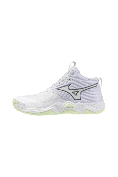 MIZUNO Wave Momentum Elite Mid Women's Volleyball Shoes White