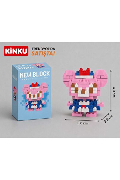 KİNKU Kutulu Block-Puzzle-Yapboz-3D Zeka geliştiren-Mini Sevimli Figürler Min...