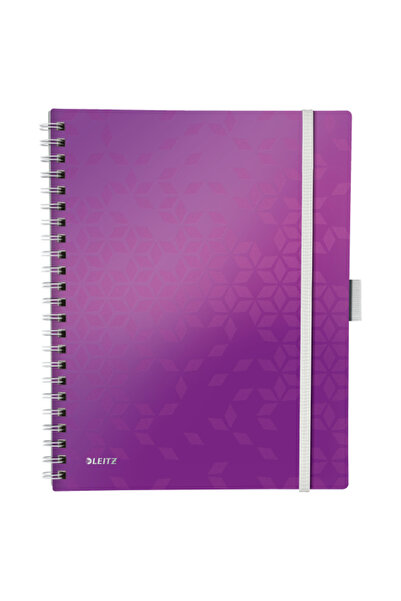 Leitz Wow Be Mobile Office Notebook, Pp, Fsc, Recyclable, A4, 80 Sheets, Spir...