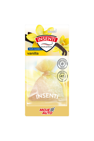 Insenti Osviežovač vzduchu Fresh Crystals - Vanilia, 20 g, priehľadný