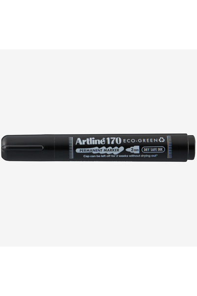 artline Permanentní popisovač 170 zelený - Výdrž v suchu 2 týdny, plastové tě...