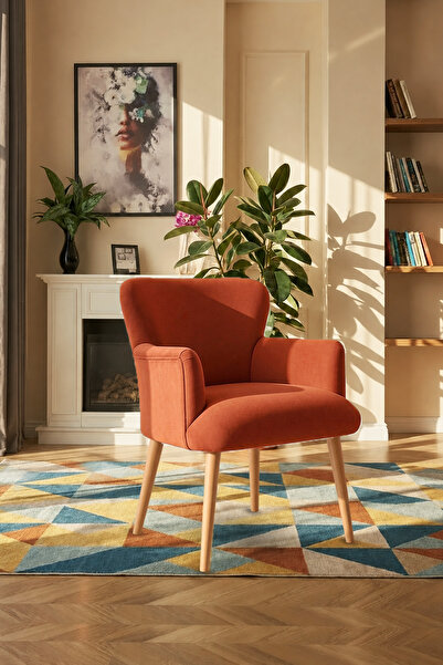 LOVİSSE HOME Hera Tekli Koltuk Berjer - Ofis Bekleme Salonu Kafe Balkon ve Mu...
