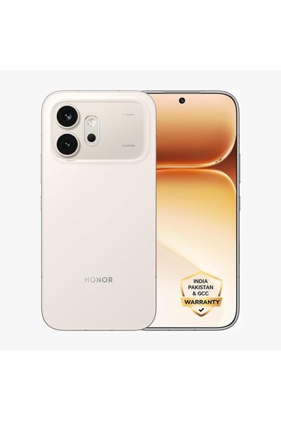 HONOR هاتف ذكي 600، 12 جيجابايت + 256 جيجابايت، أبيض ذهبي