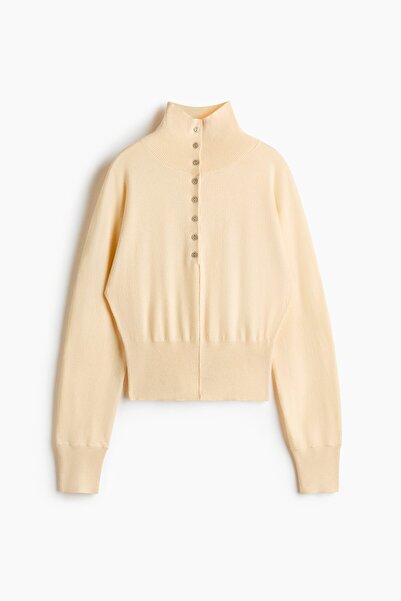 H&M Yarım Balıkçı Yakalı İnce Triko Kazak