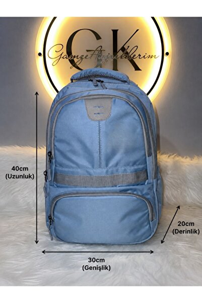 GK LUXURY & FASHION Multi-Compartment Backpack 40X30X20 cm Large Size Wide Vo...