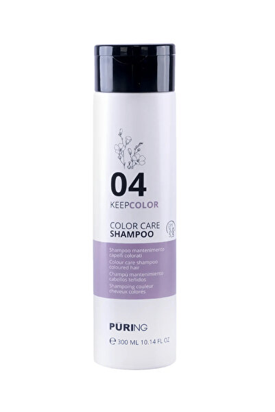 PURING 04 KeepColor Σαμπουάν Φροντίδας Χρώματος για βαμμένα μαλλιά, 300 ml
