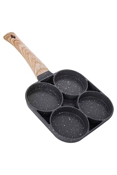 OEM 4-Compartment Egg Frying Pan, Non-Stick Aluminum