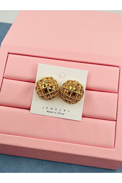Bozhi Sphere Detailed Earrings Daily Elegance Meaningful Gift for Special Occ...