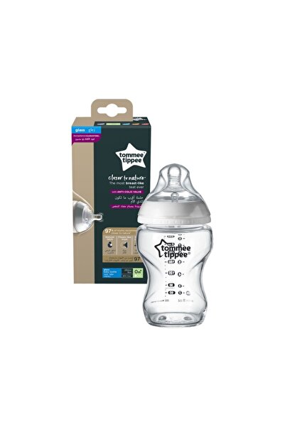 tommee tippee Πλαστικό Μπουκάλι 260ml Αργή Ροή 0m+ Tommee Tippee-Κοντά στη Φύση