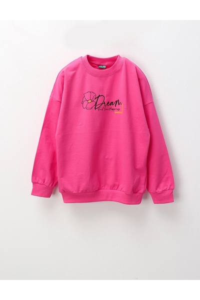 MiniKids Bluza Dream, gaseste-ti fericirea, ciclam