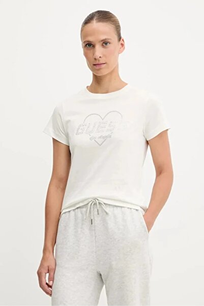 Guess Athleisure Women's T-Shirt V5Gi10K9Rm1-G1O6 Narcıso Cn T-Shirt