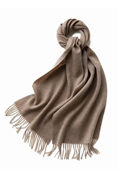 STARSTAR Women's navy scarf 32x180cm cashmere-soft tassel warm.