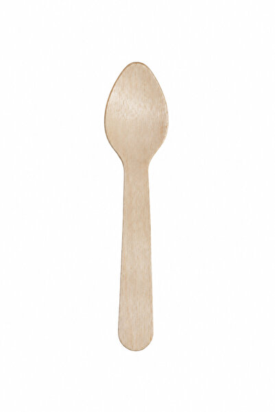 alenked Ekolojik Tahta Dondurma-Tatlı Kaşığı 11 Cm - 100 Adet