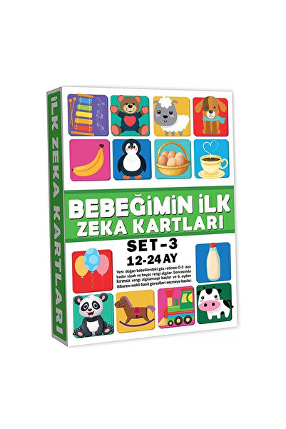SORA GROUP 2212 Educational Cards 12-24 Months Intelligence Cards