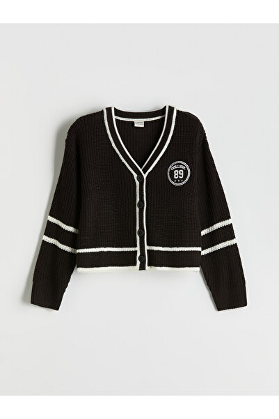 LC Waikiki Cardigan tricotat pentru fete cu decolteu în V