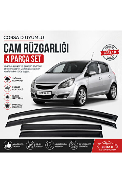 FRT Ottoman Ottoman Opel Corsa D Uyumlu Cam Rüzgarlığı