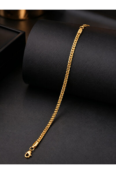 G Sport POLO Steel Colorfast Gold Color Bracelet (22 cm 4mm)