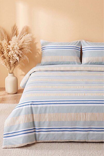 Rivaİstanbul Almina Ranforce Double Duvet Cover Set – 4 Pieces