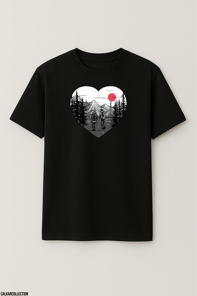 CALKARCOLLECTION Unisex Oversize Wild Hearts Tshirt