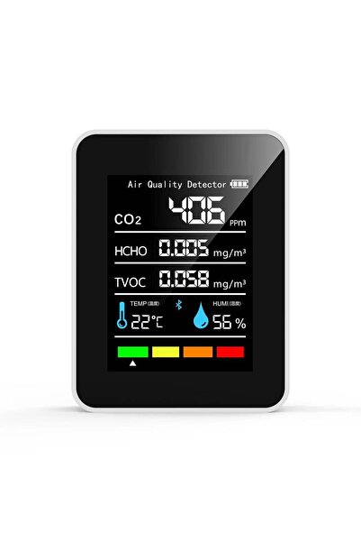 ACETECH Dijital 5'i 1 Arada Hava Kalitesi Ölçüm Cihazı ve Gaz Dedektörü