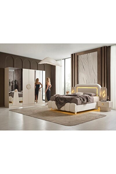 AYDINEV POTENZA MDF YATAK ODASI TAKIMI 2+2+2 MODÜLER