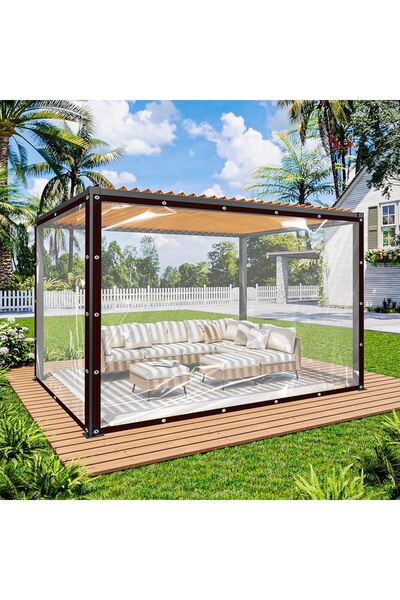 erta 2,20 METRE X 2 METRE 0.80mm ŞEFFAF PVC BRANDA 1. KALİTE MALZEME İŞÇİLİK