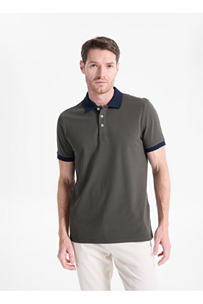 ALTINYILDIZ CLASSICS Haki Erkek Slim Fit %100 Pamuk Polo T-Shirt ACE091262932...