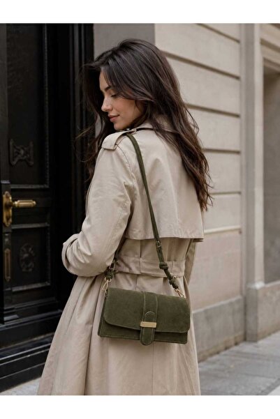 GlowSa Women's Suede Handbag and Shoulder Bag