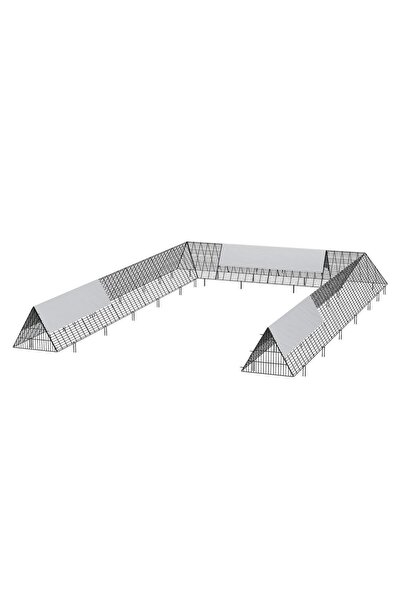 Vivatechnix Cotet pentru pasari si animale mici tip Tunel, 600 x 400 x 61.5 c...