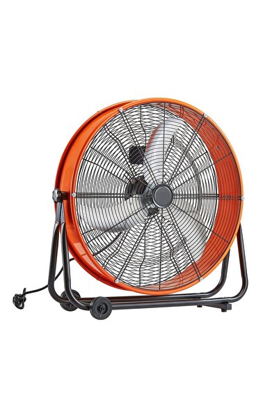 OMS Ventilator industrial cu cadru, 2 x roti, 145 W, Diametru 710 mm, 3 trept...