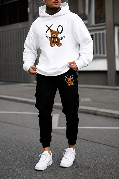 PAVRO Sweatshirt Tracksuit Set Oversize Shiny Comfortable Fit Quality Fabric ...