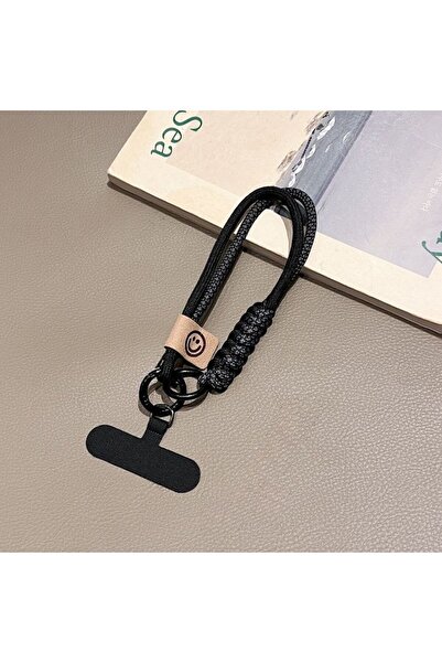 Choice1 05 black 1Pc Colorful Woven Phone Strap Universal Anti Fall Wristband...