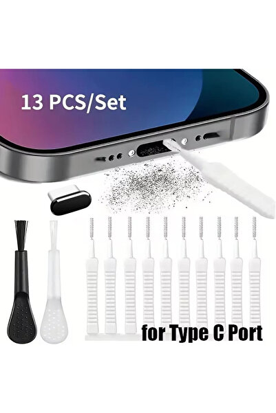 Choice6 For Type C Mobile Phone Charging Port Dust Plug Removal Cleaner Kit f...
