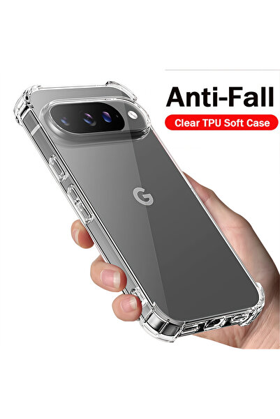 Choice7 Google Pixel 9a Silicon Clear Transparent Shockproof Phone Case For G...