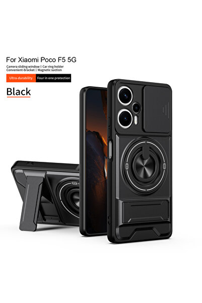 Choice Poco F5 Case & Holder SJZJ black Armor Shockproof Phone Case For Poco ...