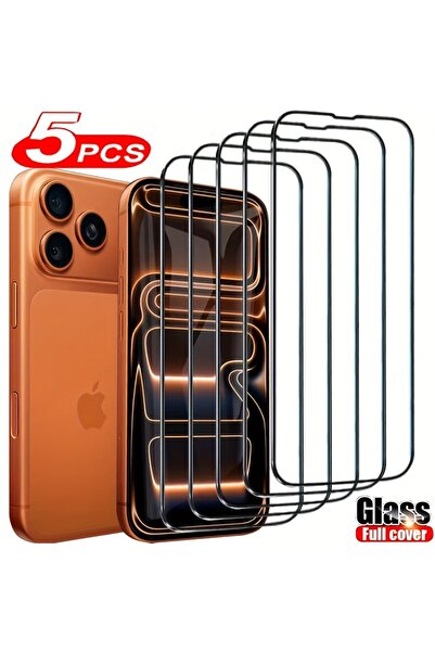 Choice31 Silk Black 3Pcs For iPhone 15 ProMax 3/5PCS HD Glass Screen Protecto...