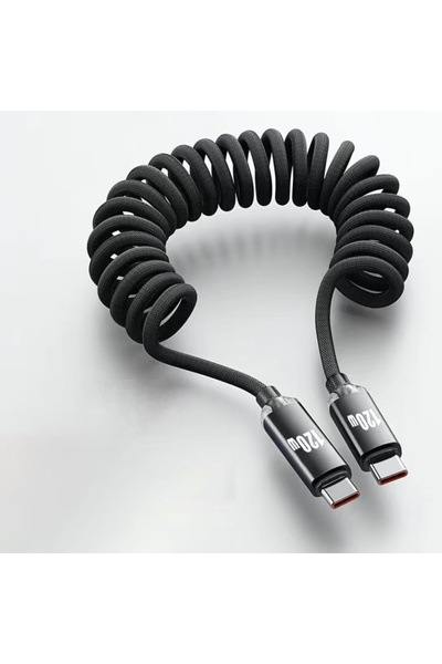 Choice7 2m C-C black 120W Car Type C to USB C Fast Charging For iPhone 17 16 ...