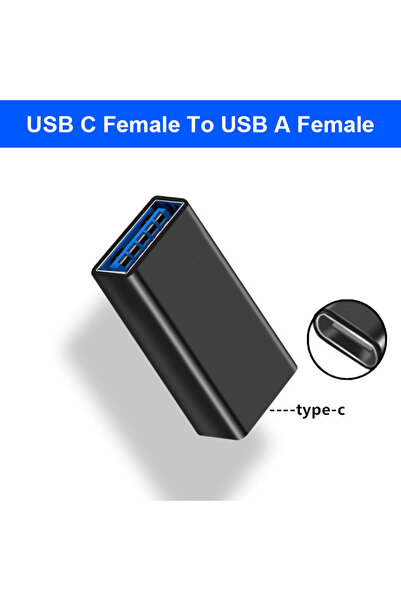Choice1 C Female To A Female USB 3.0 OTG Type C Adapter USB C Male to USB-A M...